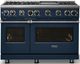 Viking® 7 Series 48" Slate Blue Pro Style Natural Gas Range with 12" Reversible Griddle-4