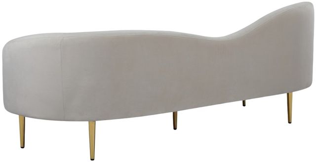 Meridian Furniture Ritz Cream Velvet Sofa-3