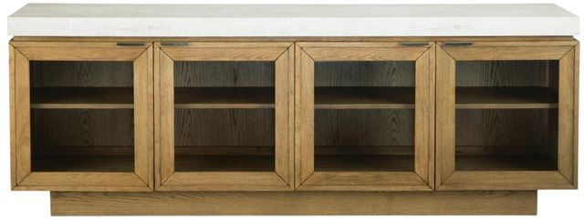Signature Design by Ashley® Adanworth Gray/Light Brown Accent Cabinet-2