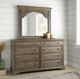 Steve Silver Co. Highland Park Waxed Driftwood Dresser Mirror Set-1