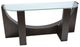 Magnussen Home® Beckham Glass Top Sofa Table with Rustic Tavern Base-5