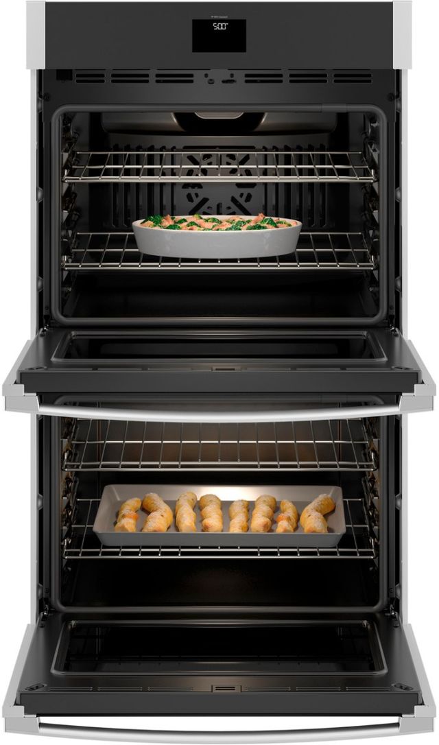 GE® 30" Stainless Steel Double Electric Wall Oven-3