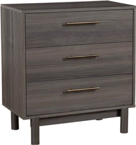 Signature Design by Ashley® Brymont 3-Piece Dark Gray Queen Panel Headboard Bedroom Set-3