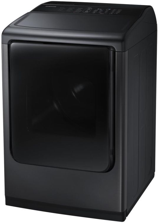 Samsung 7.4 Cu. Ft. Black Stainless Steel Front Load Electric Dryer-2