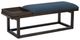 Powell® Max Brown/Navy Bench with Tray-0