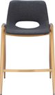 Zuo Modern Desi Black & Gold Counter Chair-2
