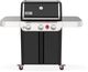Weber® Genesis E-325 3-Burner Black Freestanding Liquid Propane Gas Grill-0