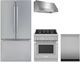 Thermador® 4 Piece Stainless Steel Gas Kitchen Package-0