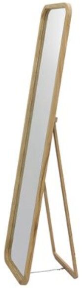 YHD Natural Brown Radian Full-Length Mirror-3