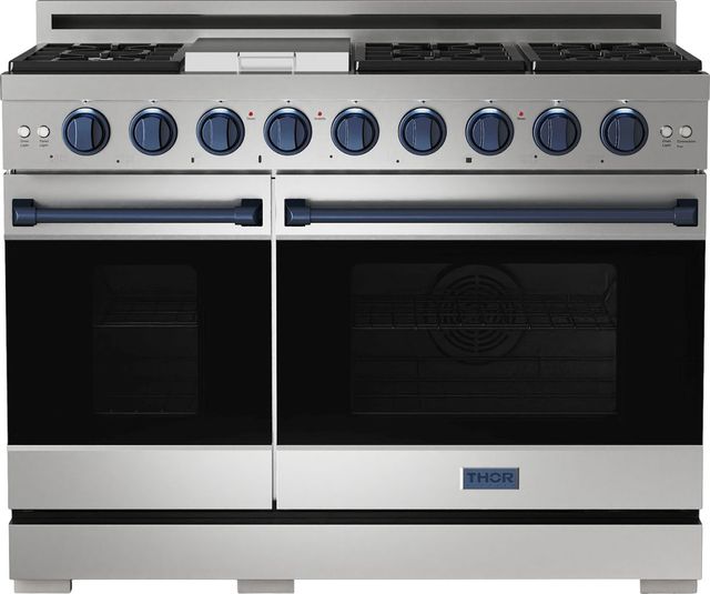 Thor Kitchen® Gordon Ramsay Series 48" Stainless Steel Pro Style Gas Range-0