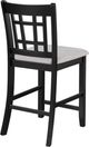 Crown Mark Hartwell Black/Light Gray Counter Chair-3