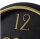 A & B Home Black Gear Clock-4