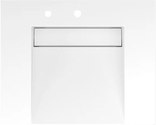 KOHLER® Constellation™ Glacier White 30" Wall-Mount Lavatory System and Stainless Steel Shroud-0