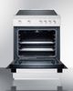 Summit® Classic 24" White Slide-In Electric Range-2