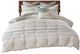 Olliix by INK+IVY Multi King/California King Nea Cotton Printed Duvet Cover Set-0