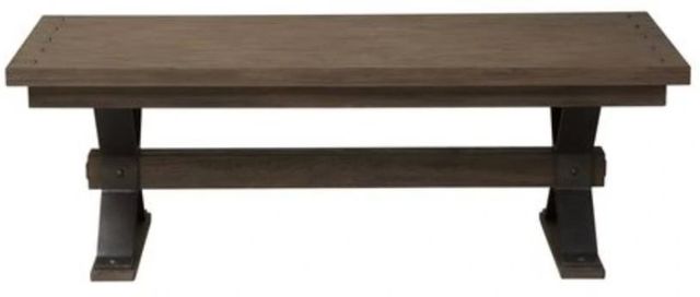 Liberty Furniture Sonoma Road Weather Beaten Bark Rectangular Cocktail Table-2