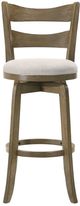 Armen Living Blair Creamy Neutral/Wheat Swivel Bar Stool-4