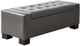 Olliix by Madison Park Brown Mirage Tufted Top Storage Bench-1