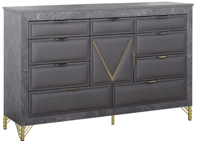 New Classic® Home Furnishings Symmetry Charcoal Dresser-0