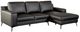 Furniture of America® Stordal Black Sectional with Right Chaise-0