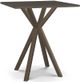 Amisco Customizable Asterisk Square Bar Table with Metal Stand-0