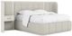 A.R.T. Furniture® Ashlar Bisque/Ecru King Upholstered Wall Panel Bed-0