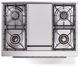 Ilve® Professional Plus II 36" Stainless Steel Pro Style Dual Fuel Range-2