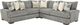Fusion Furniture Handwoven 3-Piece Slate Sectional-0