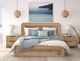 International Furniture Direct Santa Rosa Natural King Panel Bed-4