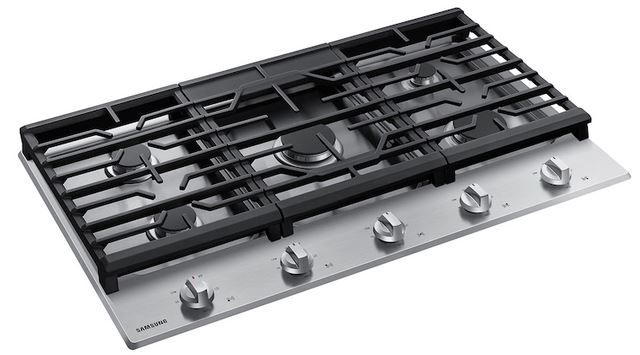 Samsung 36" Stainless Steel Gas Cooktop with Cast Iron Grates-1