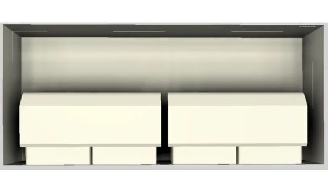 Vent-A-Hood® 48" Biscuit Contemporary Wall Mounted Range Hood-3
