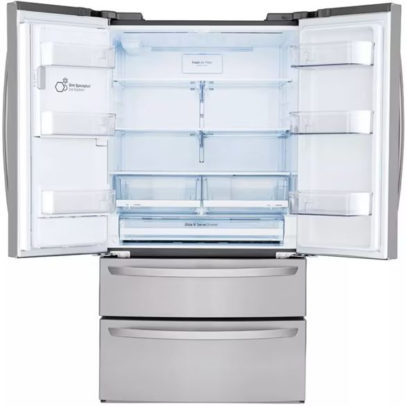 LG 36" 27.8 Cu. Ft. Printproof™ Stainless Steel French Door Refrigerator-1