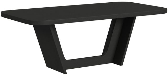 Elements International Ridgemont 5-Piece Black Grain/White Dining Set-2
