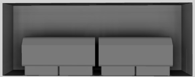 Vent-A-Hood® 54" Gunsmoke Contemporary Wall Mounted Range Hood-3