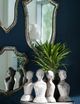 A & B Home Distressed Gold Wide Empire Crest Mirror-5