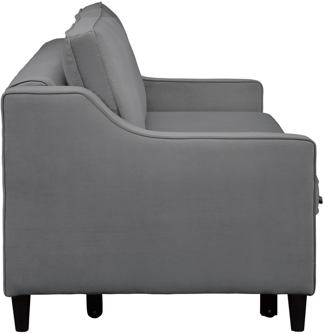 Homelegance® Adelia Dark Gray Convertible Studio Sofa with Pull-Out Bed-3