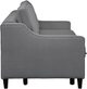 Homelegance® Adelia Dark Gray Convertible Studio Sofa with Pull-Out Bed-3