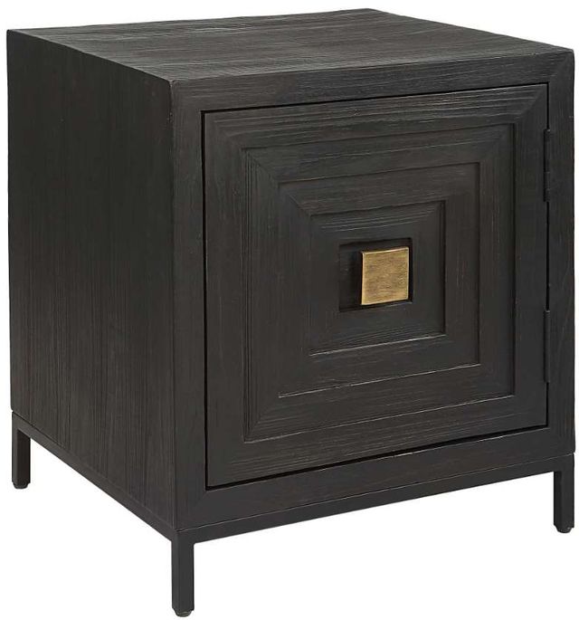 Uttermost® Aiken Dark Gray Accent Cabinet-0