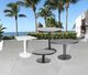 CabanaCoast® Customizable Origin Aluminum 32'' Outdoor Round Pedestal Balcony Table-1