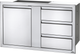 Napoleon Stainless Steel Single Large Single Door & Triple Drawer-1