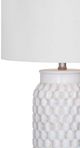 Bassett Mirror Seiser Cream Crackle Table Lamp-1