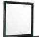 Elements International Louis Philippe Black Drawer Dresser and Mirror Set-2