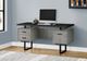 Monarch Specialties Inc. Black/Grey Computer Desk-0