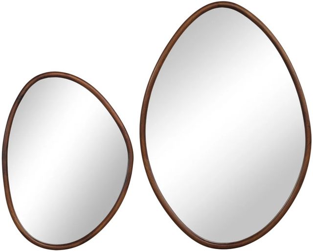 Renwil® Tivoli 2-Piece Walnut Accent Mirror Set-0