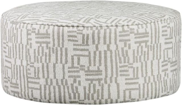 Fusion Furniture Turley Pearl Zammit Snow Cocktail Ottoman-0