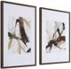 Uttermost® Jennifer Goldberger 2-Piece Burgundy Interjection Framed Print Set-3