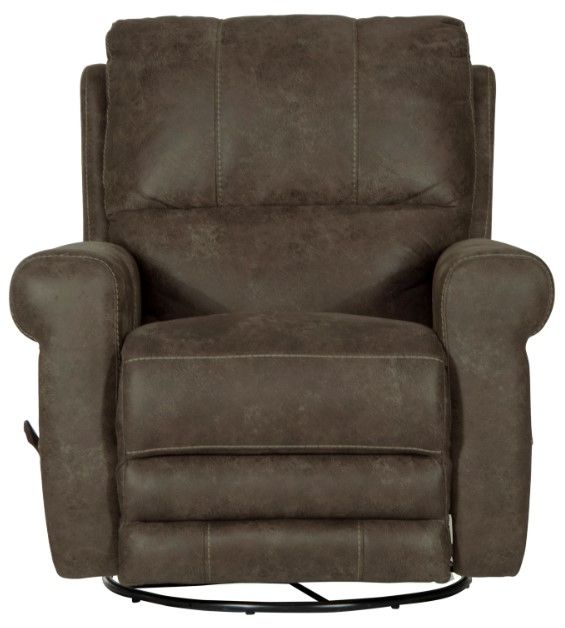 Catnapper® Maddie Ash Swivel Glider Recliner-3
