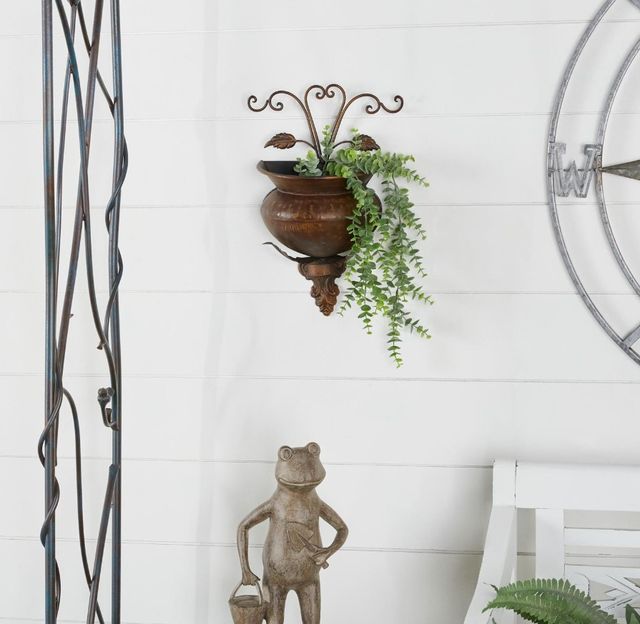 Deco Marche Brown 11" Planter-4