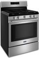 Maytag® 30" Fingerprint Resistant Stainless Steel Freestanding Gas Range with Air Fryer-1