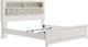 Signature Design by Ashley® Altyra 4-Piece White King Panel Bookcase Bed Set-1